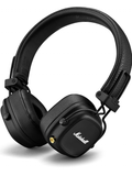 Marshall Major IV on-ear headphones with Bluetooth 5.0 and intuitive multi-directional control knob for easy playback management.